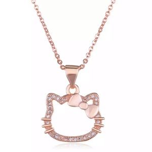 HELLO KITTY ♡ Cubic Zirconia Necklace GIFT